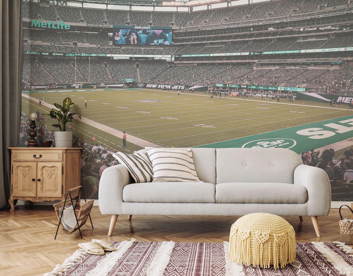 NY Jets Football Stadium Wall Mural-Wall Mural-Eazywallz