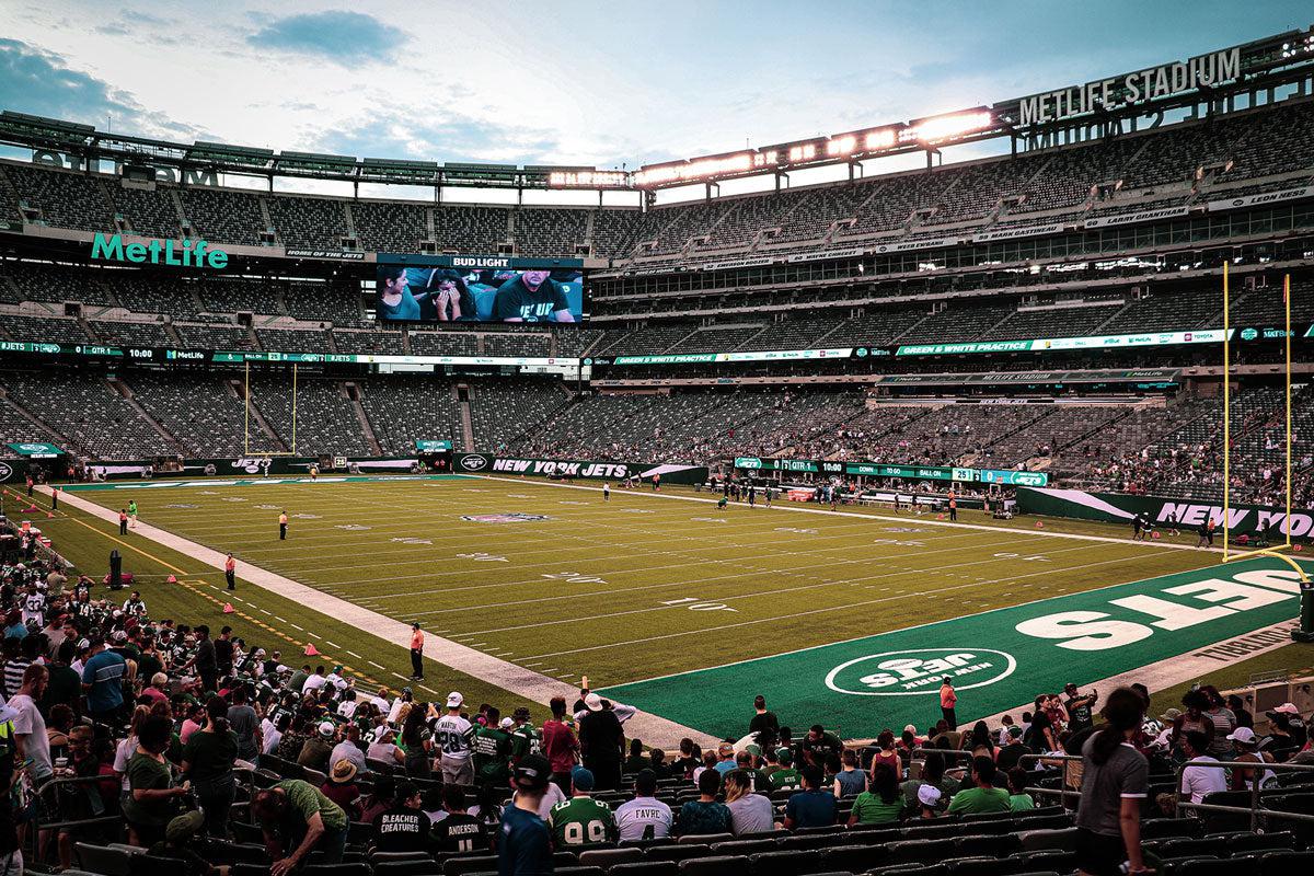NY Jets Football Stadium Wall Mural-Wall Mural-Eazywallz