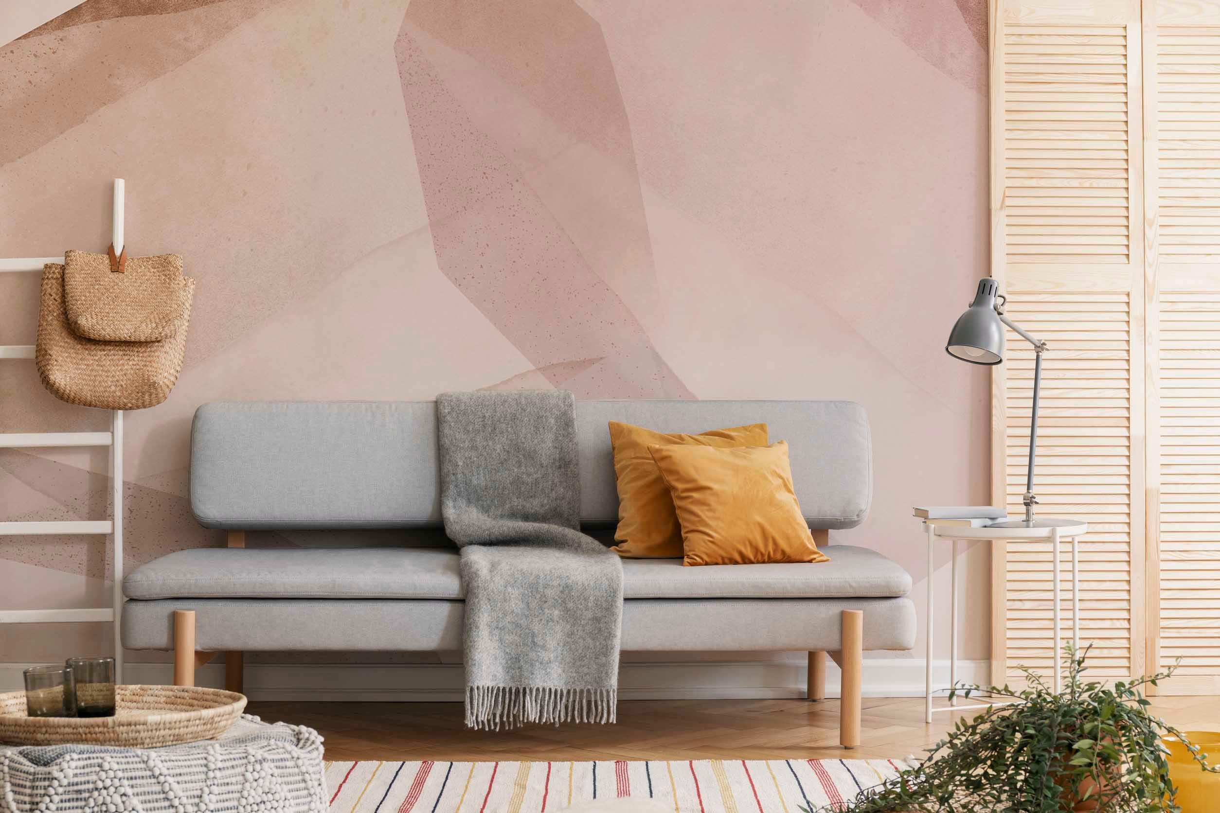 Natural Creme Abstract 3 Wall Mural-Wall Mural-Eazywallz