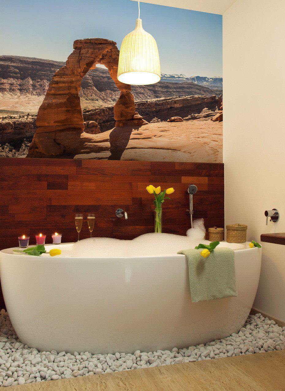 Natural Mountain Bridge Wall Mural-Wall Mural-Eazywallz