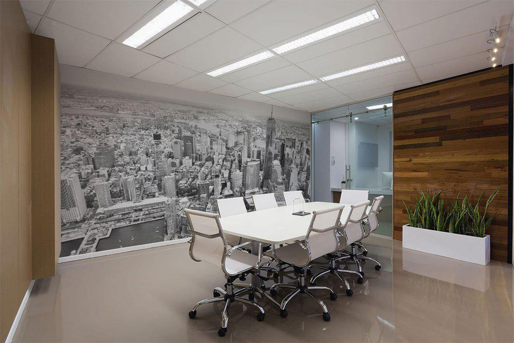 New York City Black and White Skyline Wall Mural | Eazywallz