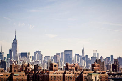 New York City skyline from Brooklyn Wall Mural-Wall Mural-Eazywallz
