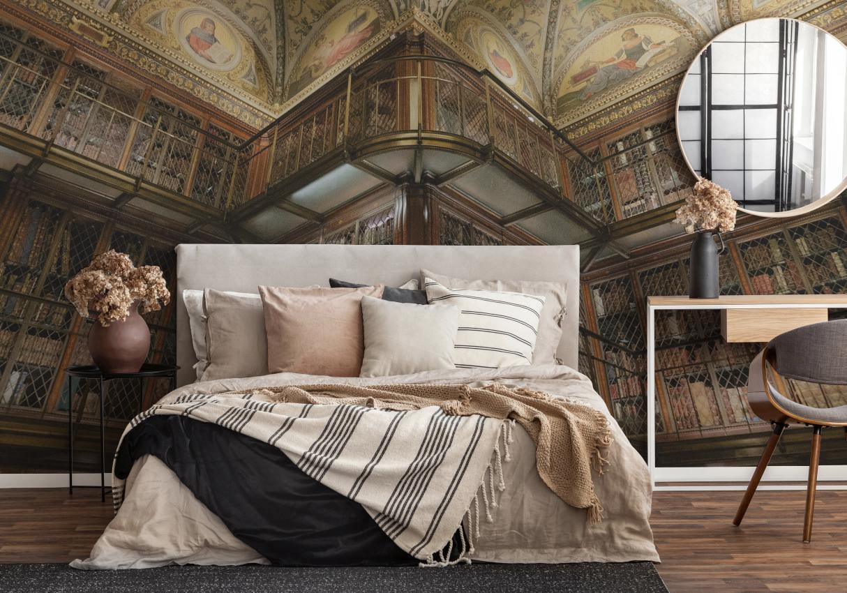 New York Library Wall Mural-Wall Mural-Eazywallz