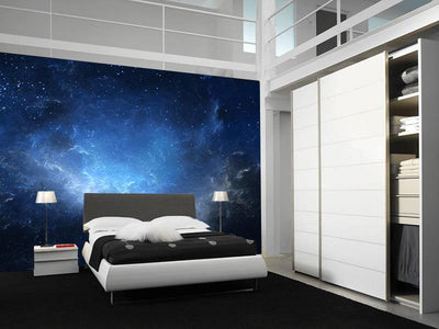 Night Sky with Nebula Wall Mural-Wall Mural-Eazywallz