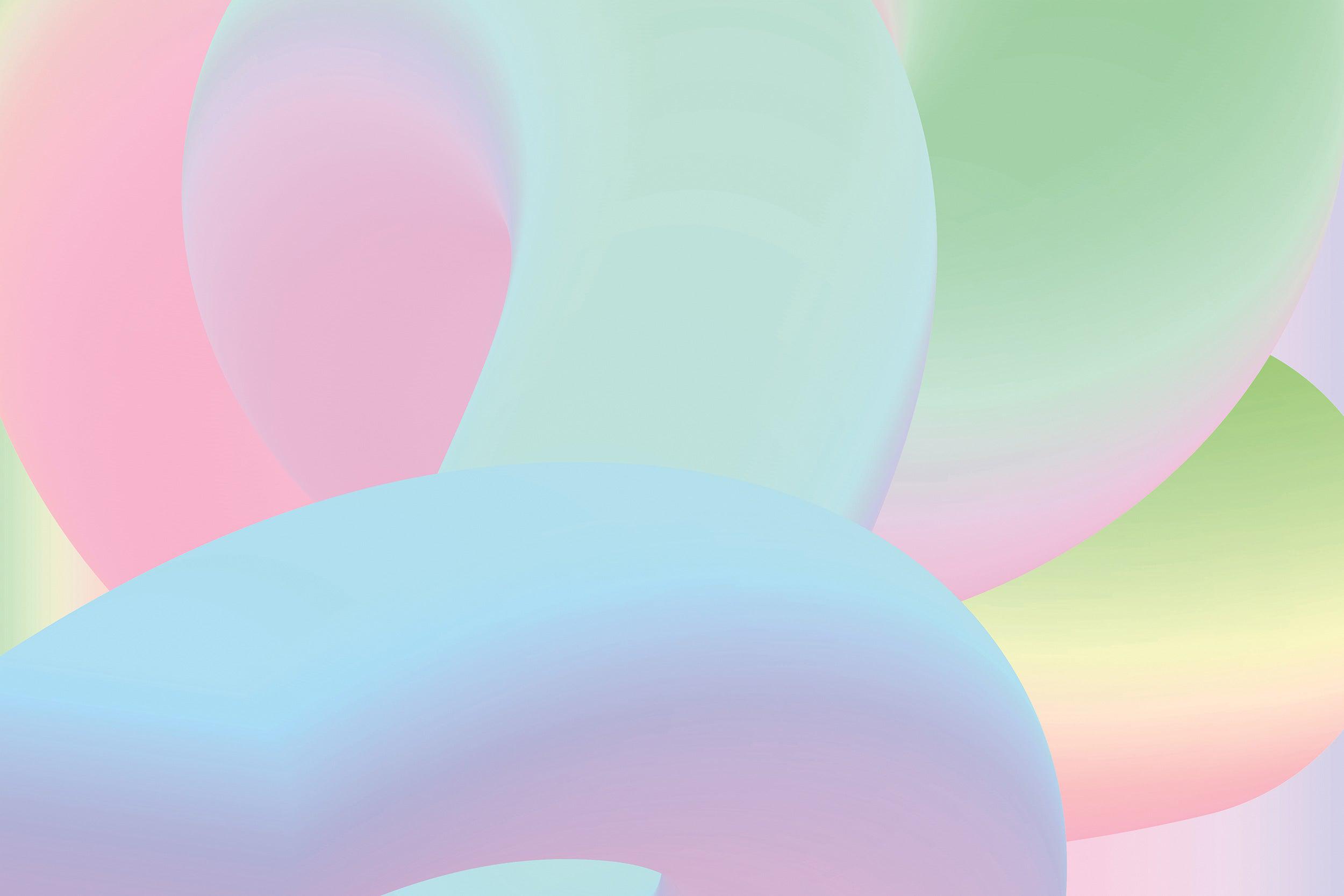 Ocean Twilight Squiggle Wall Mural-Wall Mural-Eazywallz