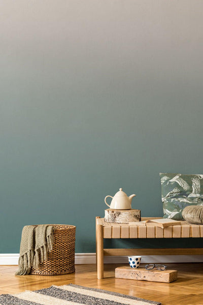 Off Green Ombre Wall Mural-Wall Mural-Eazywallz