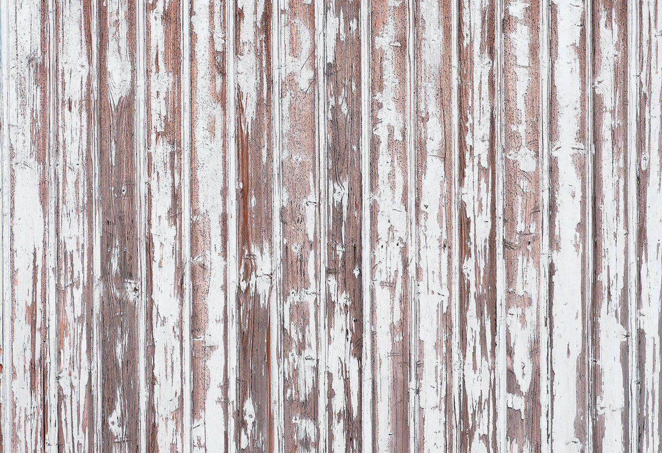 Old Painted Wooden Planks Wall Mural-Wall Mural-Eazywallz