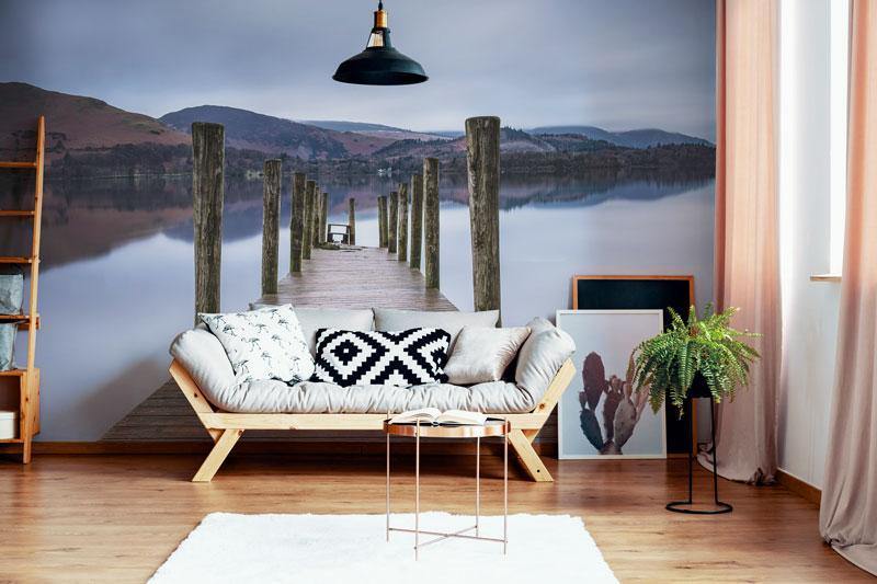 Old Pier Wall Mural-Wall Mural-Eazywallz