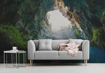 Open Cave Oasis Wall Mural-Wall Mural-Eazywallz