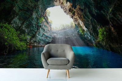 Open Cave Oasis Wall Mural-Wall Mural-Eazywallz