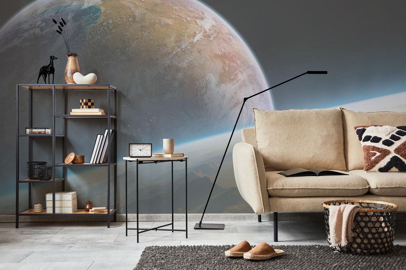 Orbital view of a planet Wall Mural-Wall Mural-Eazywallz