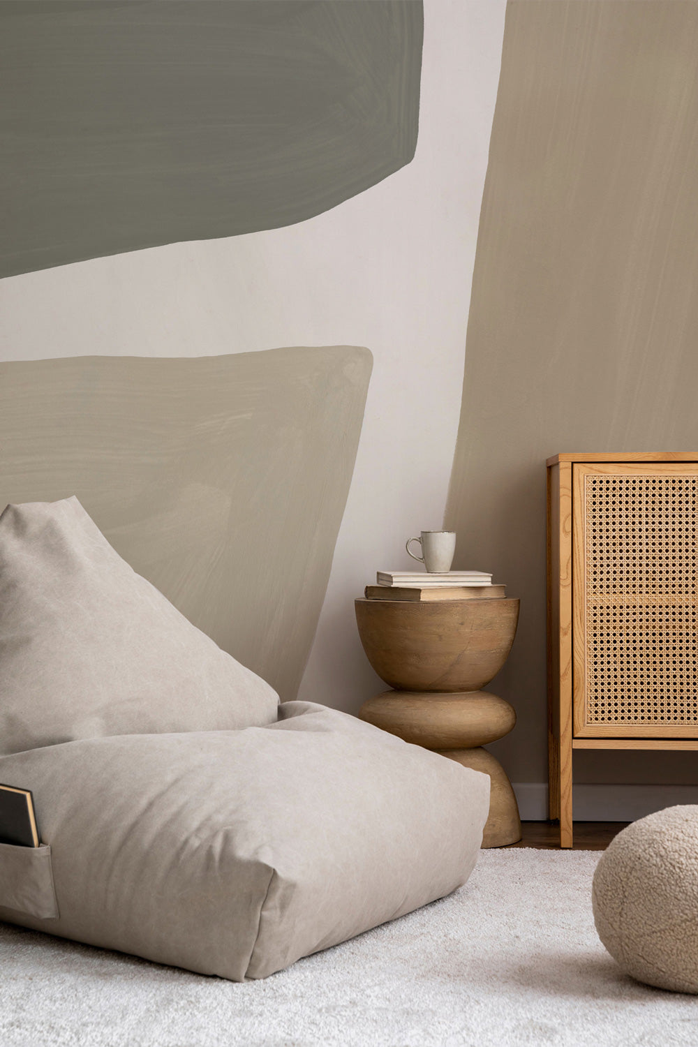 Organic Abstract Shapes 2 Wall Mural