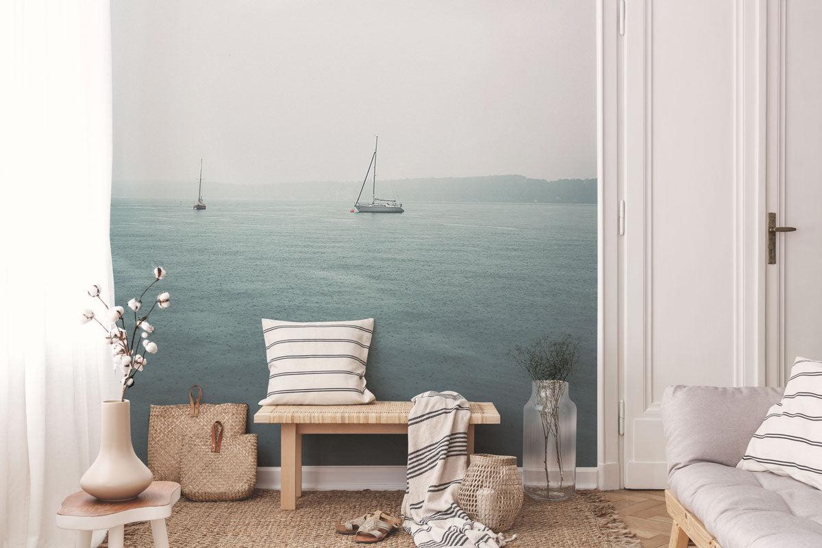 Overcast Sailing Wall Mural-Wall Mural-Eazywallz