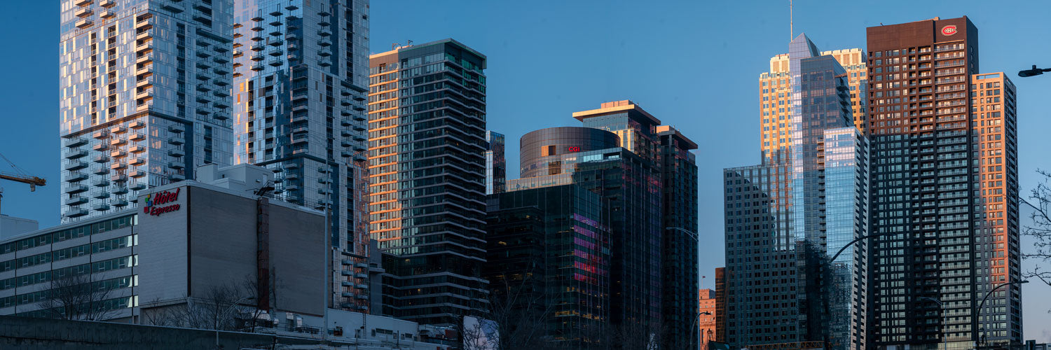Montreal Downtown Skyline Wall Mural