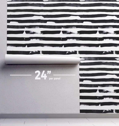 Paint Strokes Wallpaper #097-Repeat Pattern Wallpaper-Eazywallz