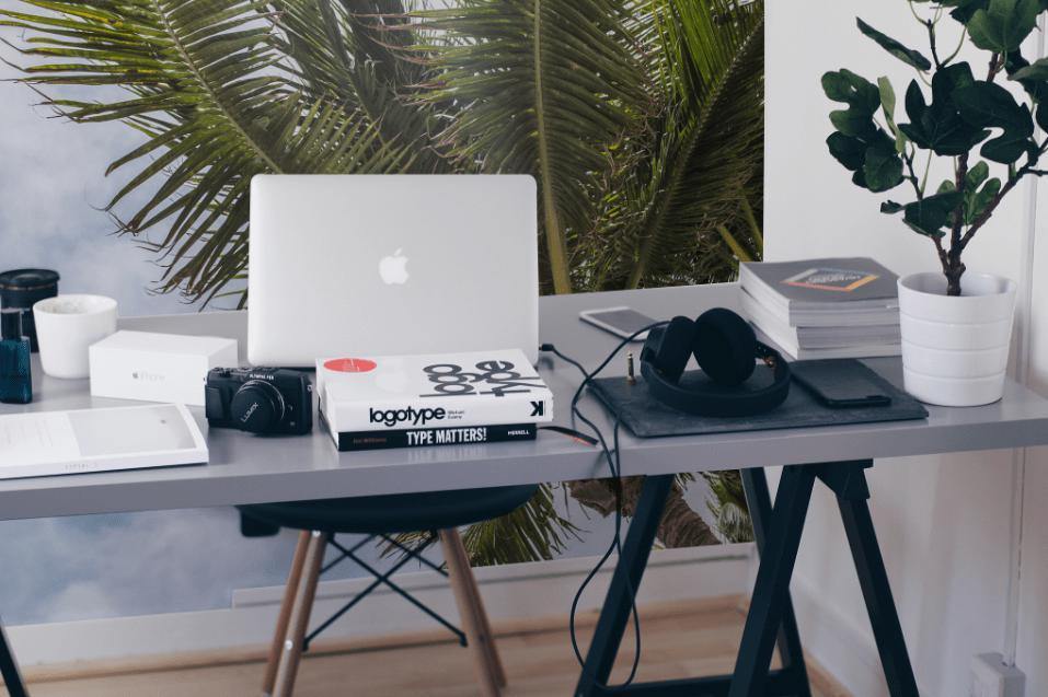 Palm Tree & Sky Wall Mural-Wall Mural-Eazywallz