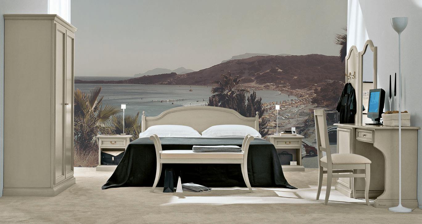 Palm Trees Along Shore Wall Mural-Wall Mural-Eazywallz