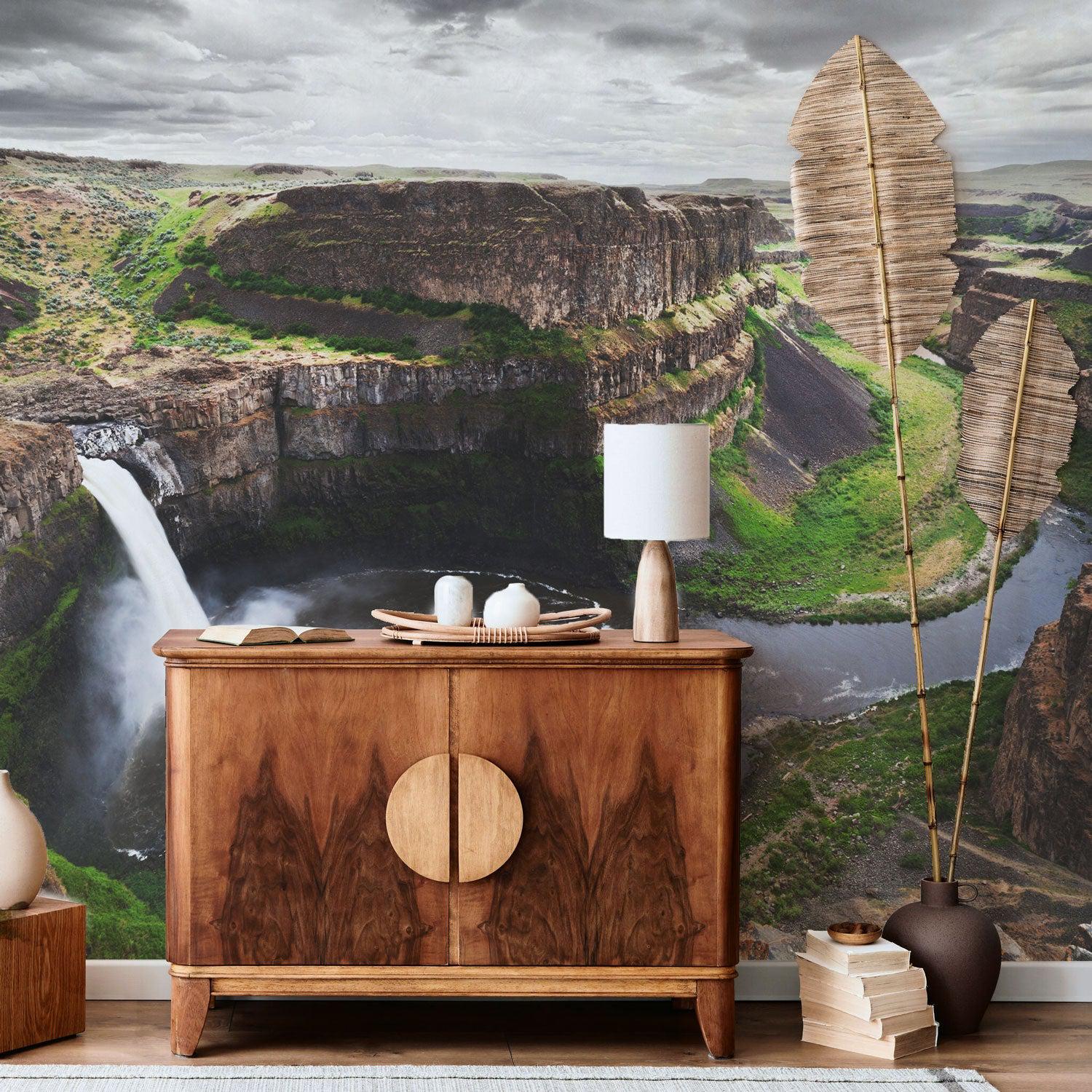 Palouse Falls Wall Mural-Wall Mural-Eazywallz