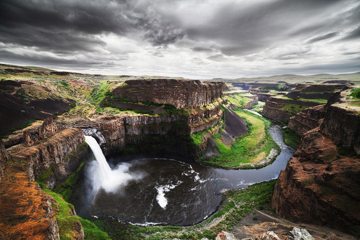 Palouse Falls Wall Mural-Wall Mural-Eazywallz