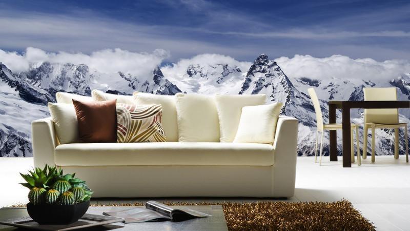 Panorama of Caucasus Mountains Wall Mural-Wall Mural-Eazywallz