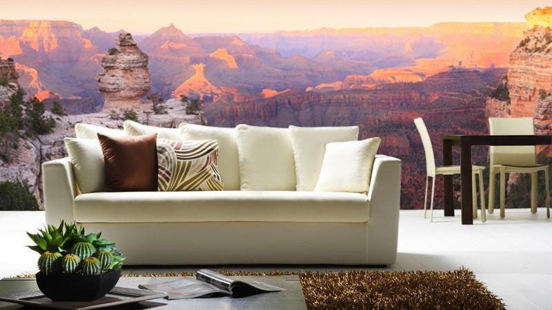 Panorama of the Grand Canyon at Sunset Wall Mural-Wall Mural-Eazywallz