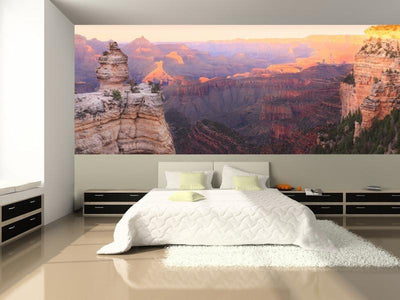 Panorama of the Grand Canyon at Sunset Wall Mural-Wall Mural-Eazywallz
