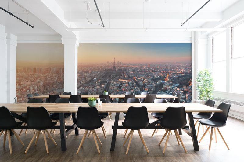 Panoramic View of Paris Wall Mural-Wall Mural-Eazywallz