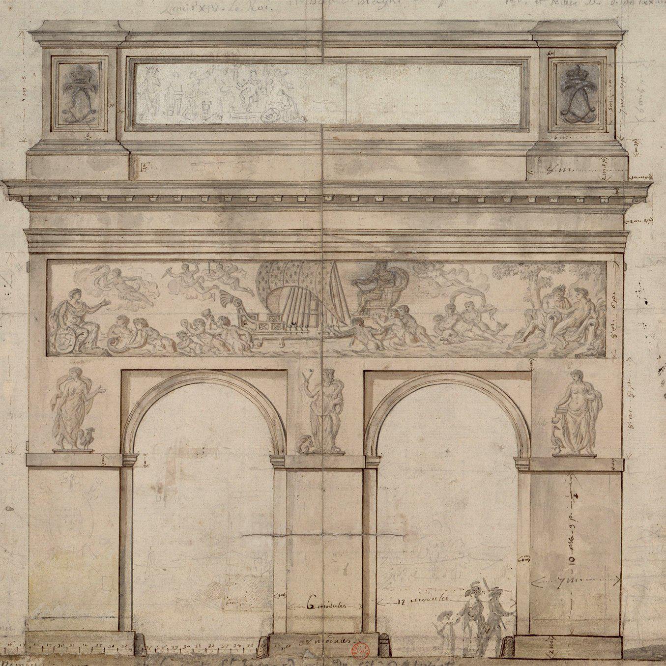 Paris Monument Design Wall Mural-Wall Mural-Eazywallz