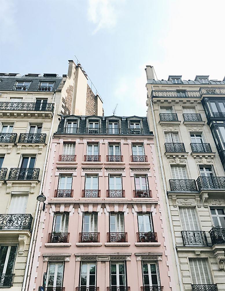 Parisian Apartment Buildings Wall Mural-Wall Mural-Eazywallz