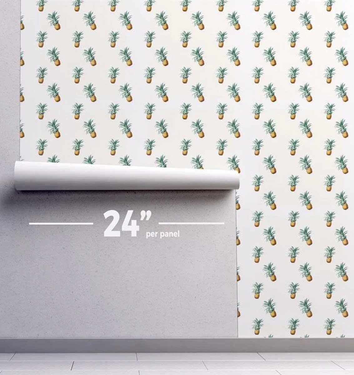 Pineapple Heaven Wallpaper #047-Repeat Pattern Wallpaper-Eazywallz