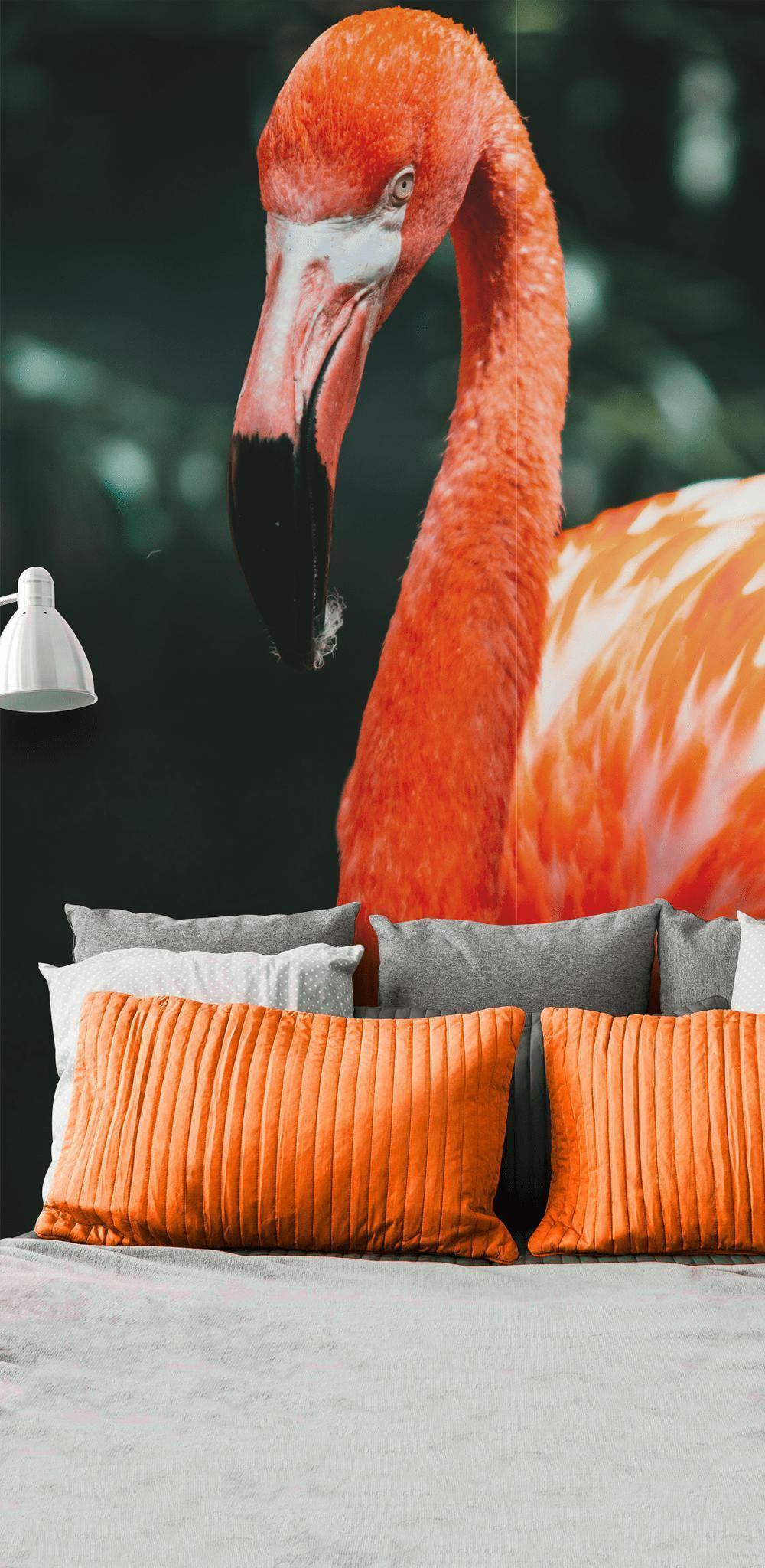 Pink Flamingo Wall Mural-Wall Mural-Eazywallz