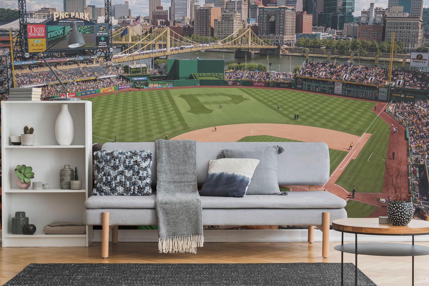 Pittsburgh Pirates Baseball Stadium Wall Mural-Wall Mural-Eazywallz