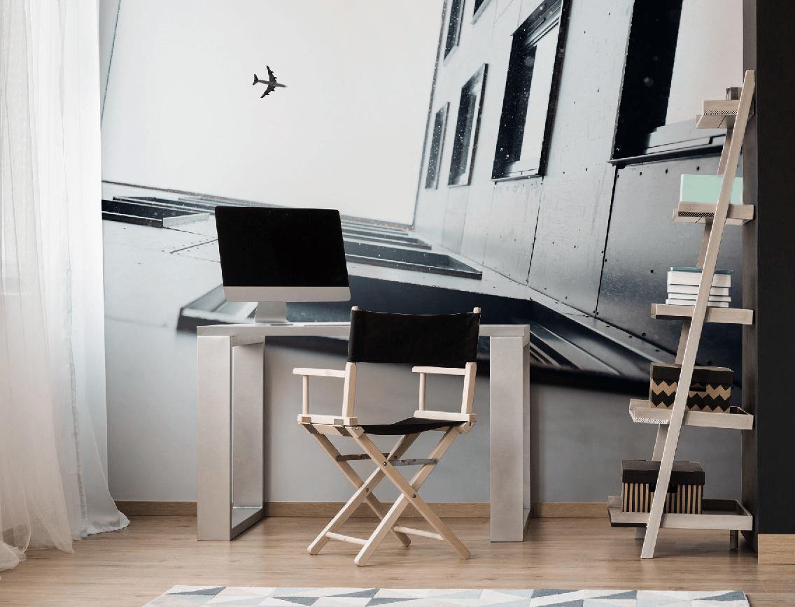 Plane Overhead Wall Mural-Wall Mural-Eazywallz