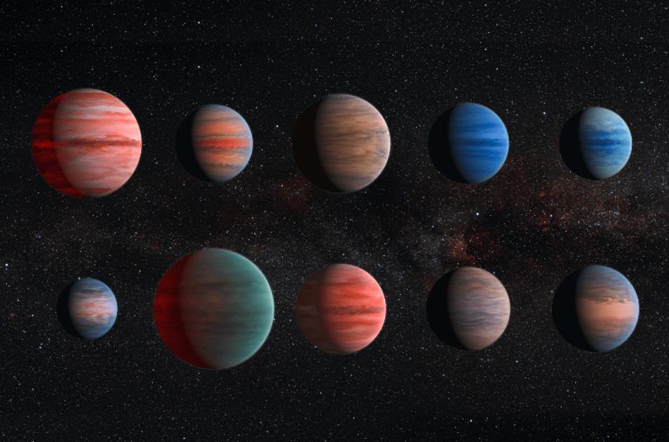 Planets in Space Wall Mural-Wall Mural-Eazywallz