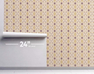 Plum Boho Wallpaper #119-Repeat Pattern Wallpaper-Eazywallz