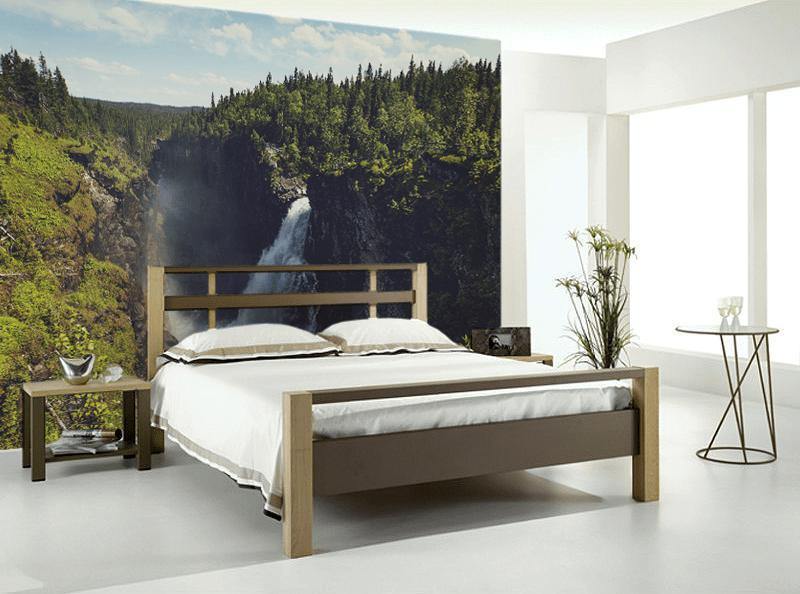 Rain Forest Waterfall Wall Mural-Wall Mural-Eazywallz