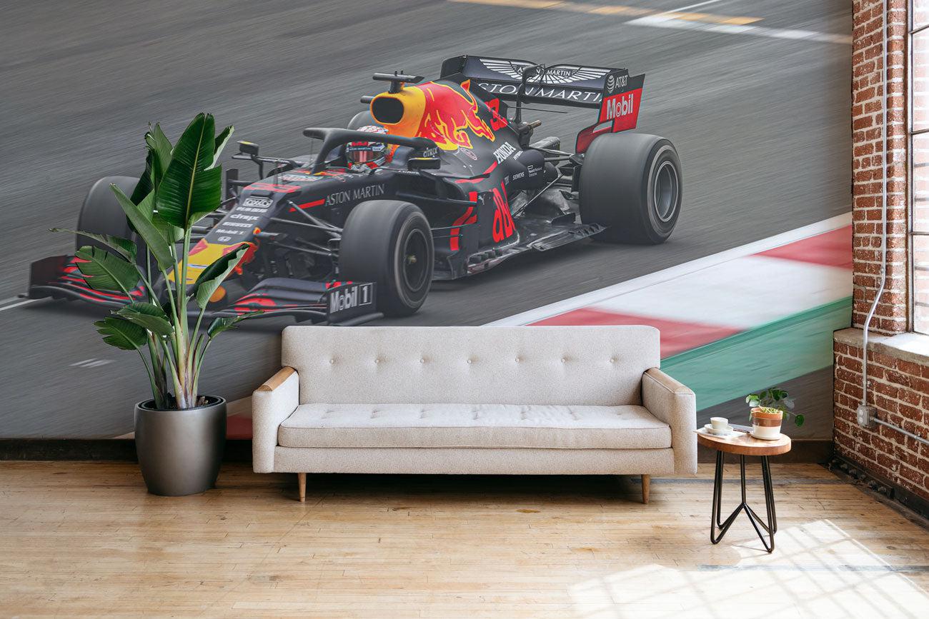 Red Bull F1 Sports Car Wall Mural-Wall Mural-Eazywallz