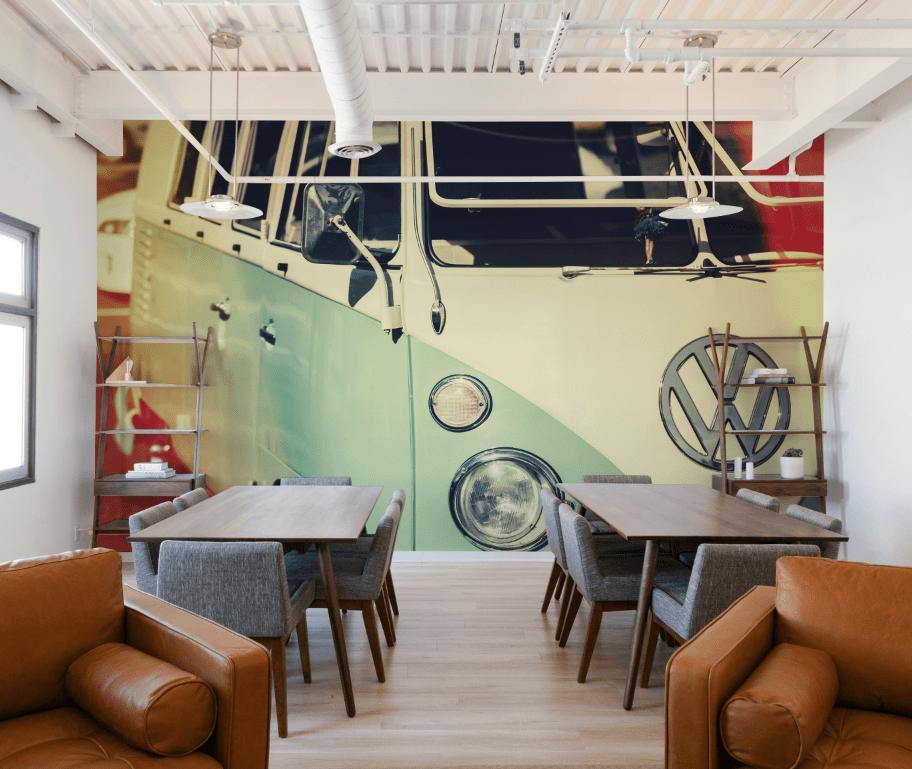 Retro Filter Volkswagen Wall Mural-Wall Mural-Eazywallz
