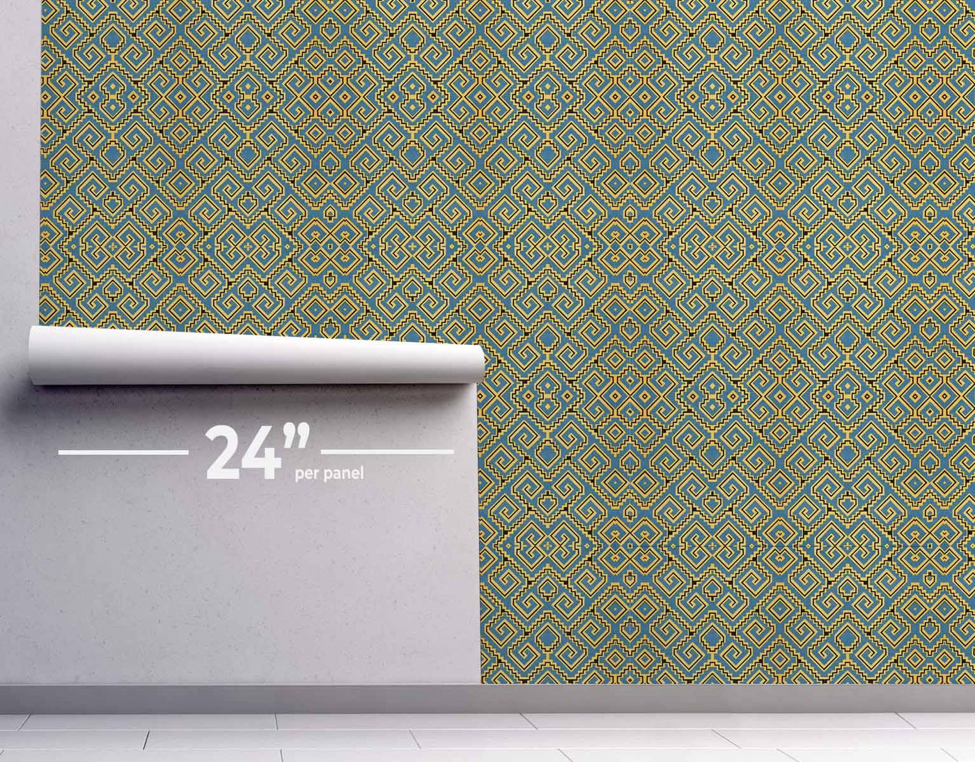 Retro Geometric Sweden Wallpaper #372-Repeat Pattern Wallpaper-Eazywallz