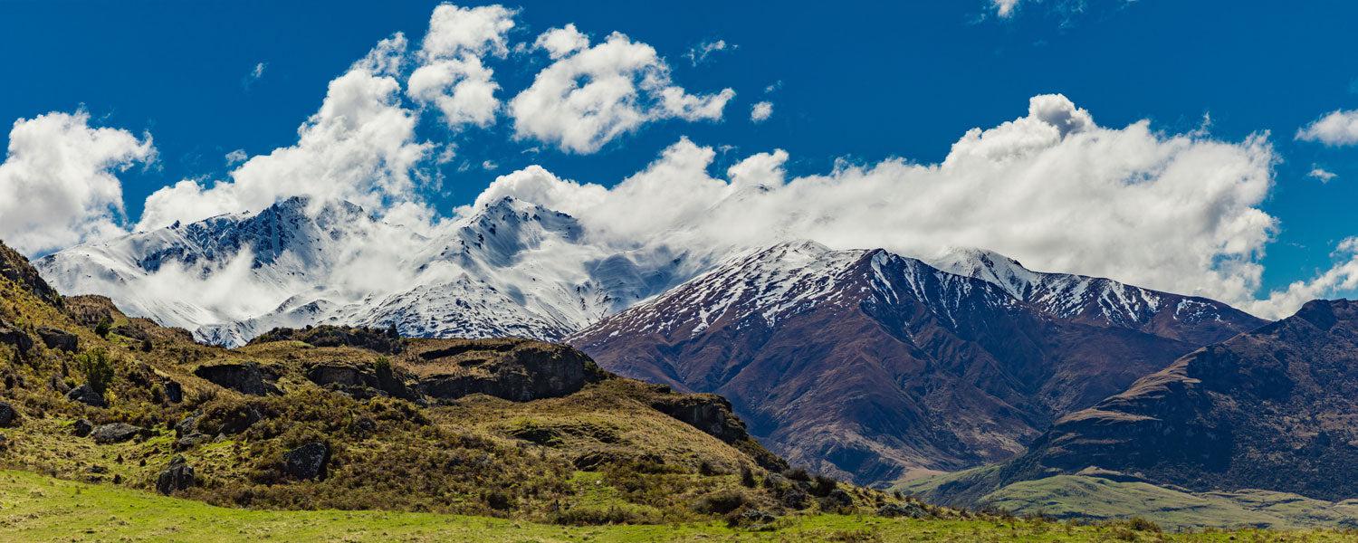 Rocky Mountains in Wanaka New Zealand Wall Mural-Wall Mural-Eazywallz