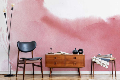 Rose Watercolor Splash Mural-Wall Mural-Eazywallz