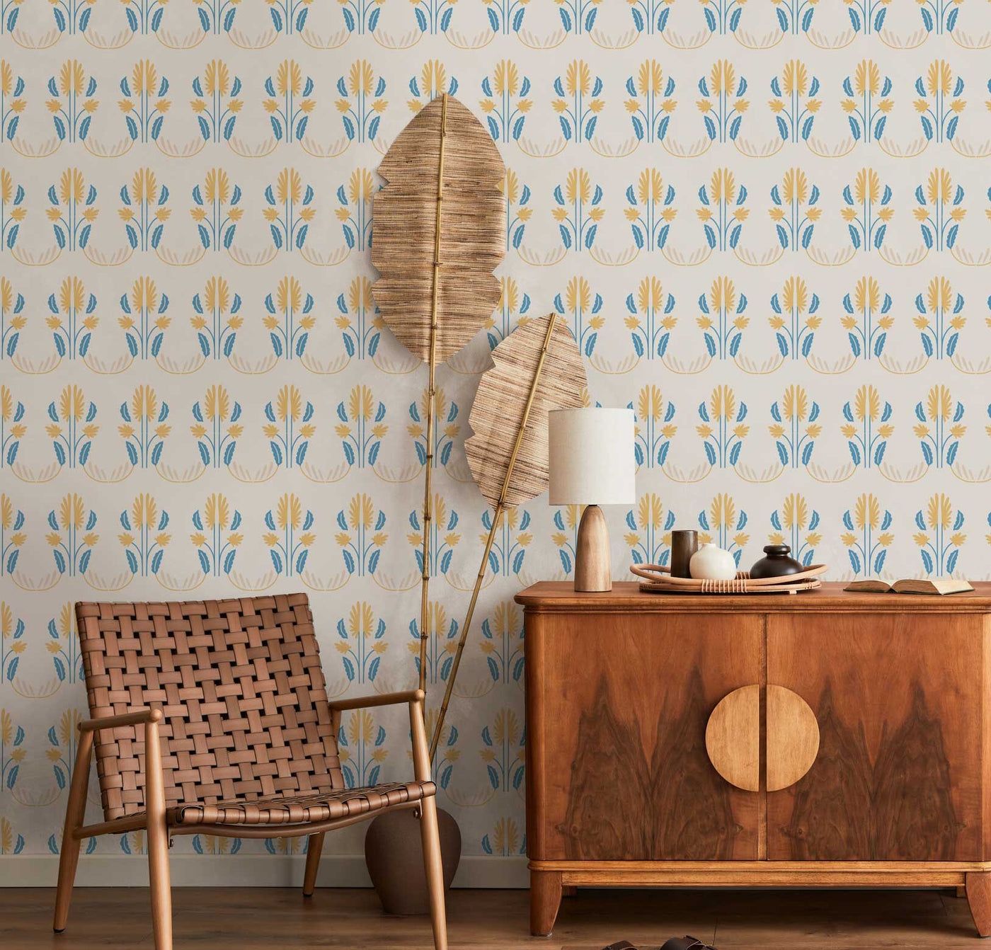 Royal Palms Wallpaper #242-Repeat Pattern Wallpaper-Eazywallz