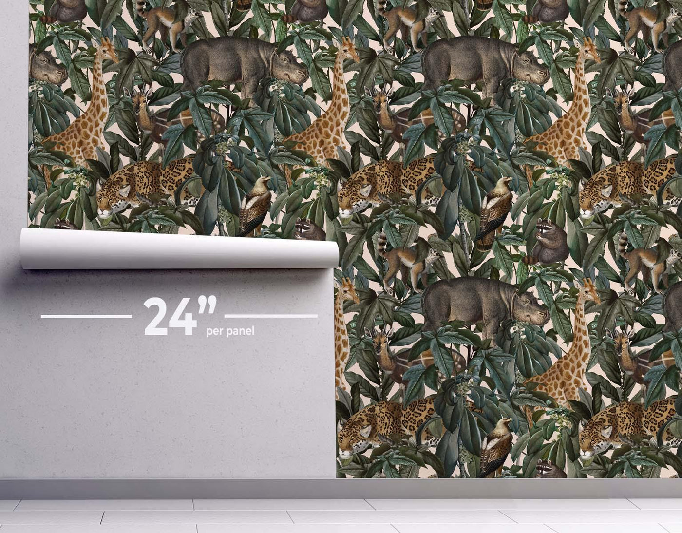Safari Jungle Wallpaper #285-Repeat Pattern Wallpaper-Eazywallz