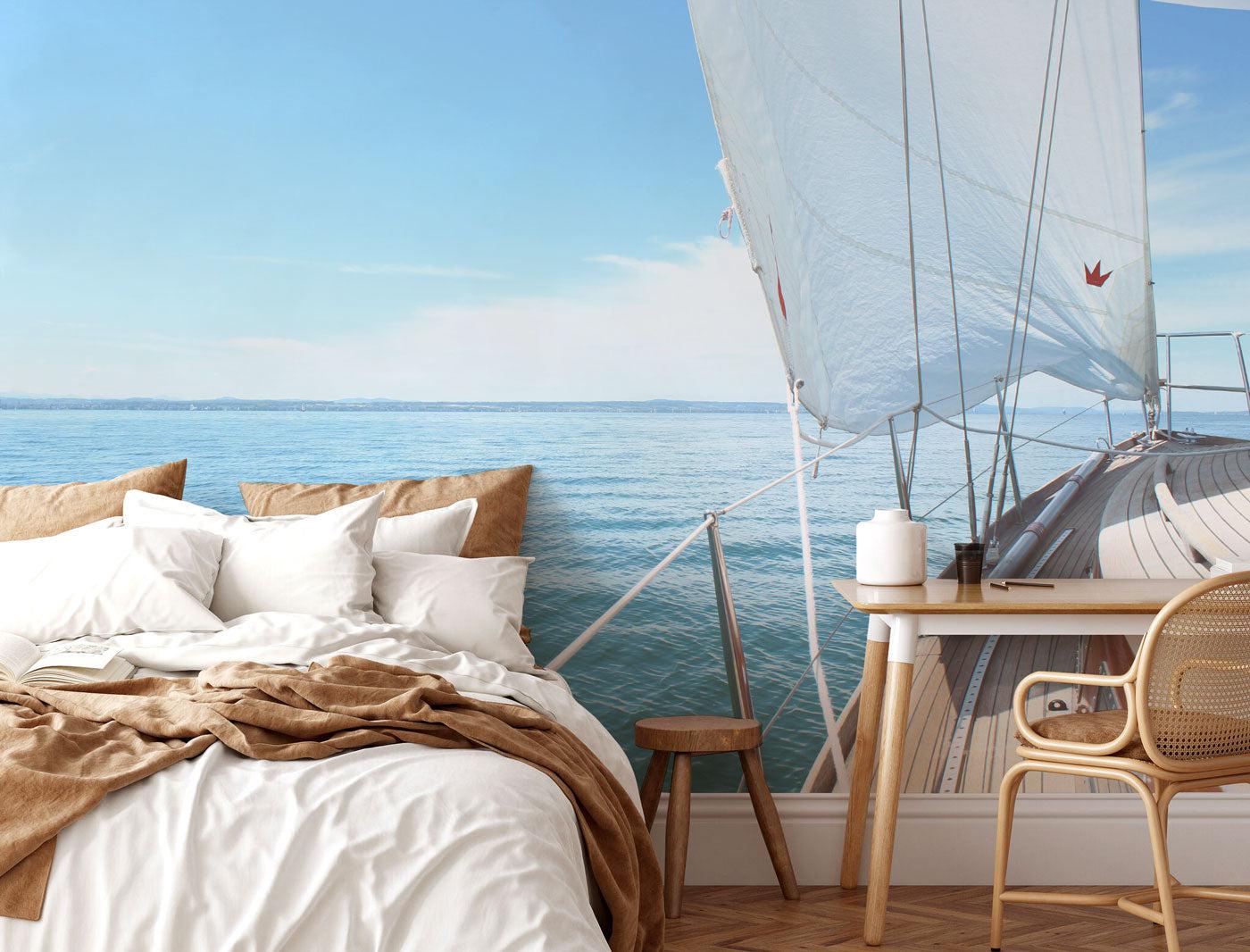 Sailing on Board Wall Mural-Wall Mural-Eazywallz