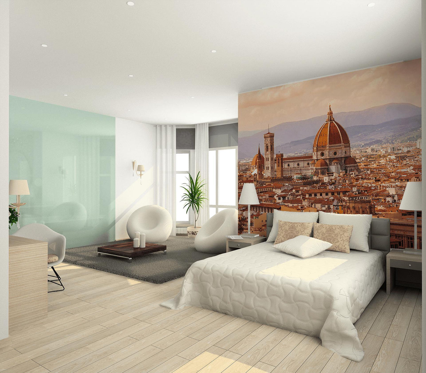 Saint Mary in Florence Wall Mural-Wall Mural-Eazywallz