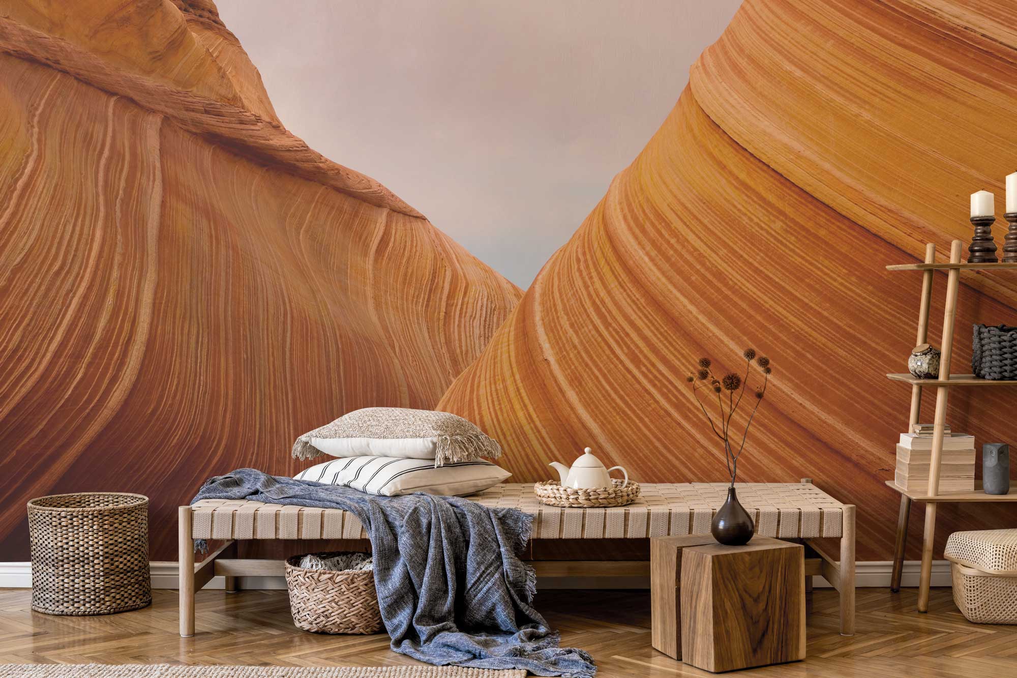 Sandstone strata Wall Mural-Wall Mural-Eazywallz