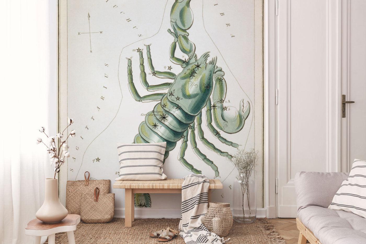 Scorpio Wall Mural-Wall Mural-Eazywallz