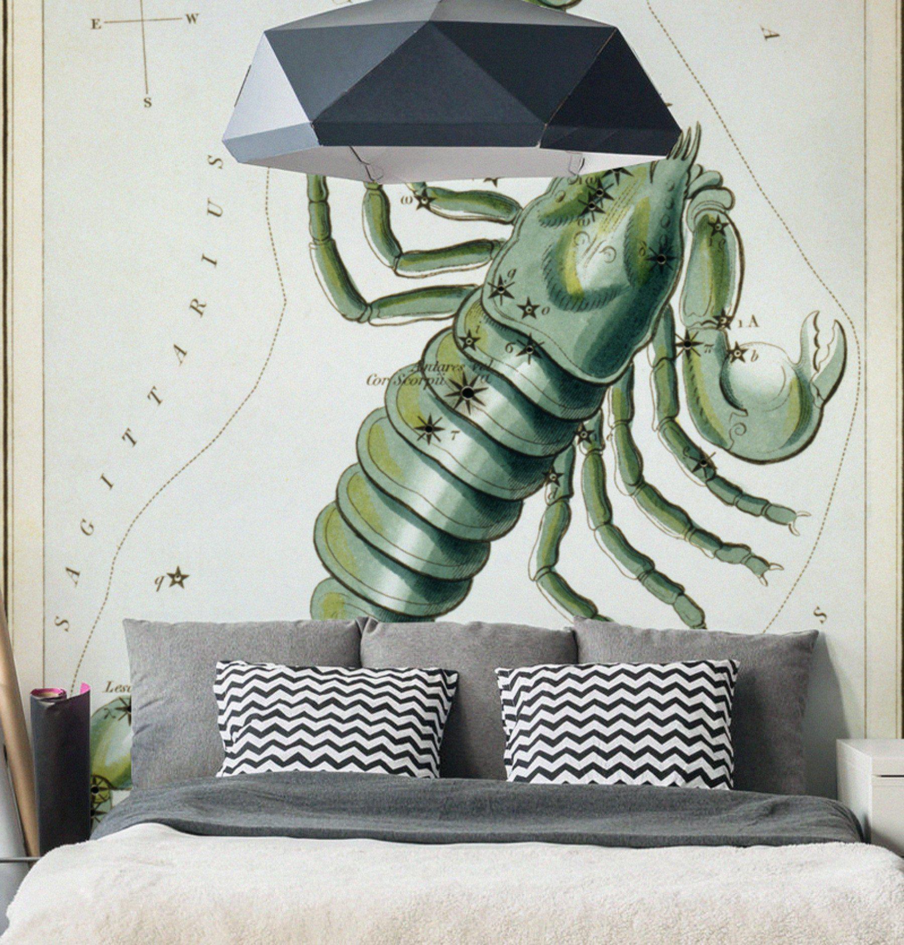 Scorpio Wall Mural-Wall Mural-Eazywallz