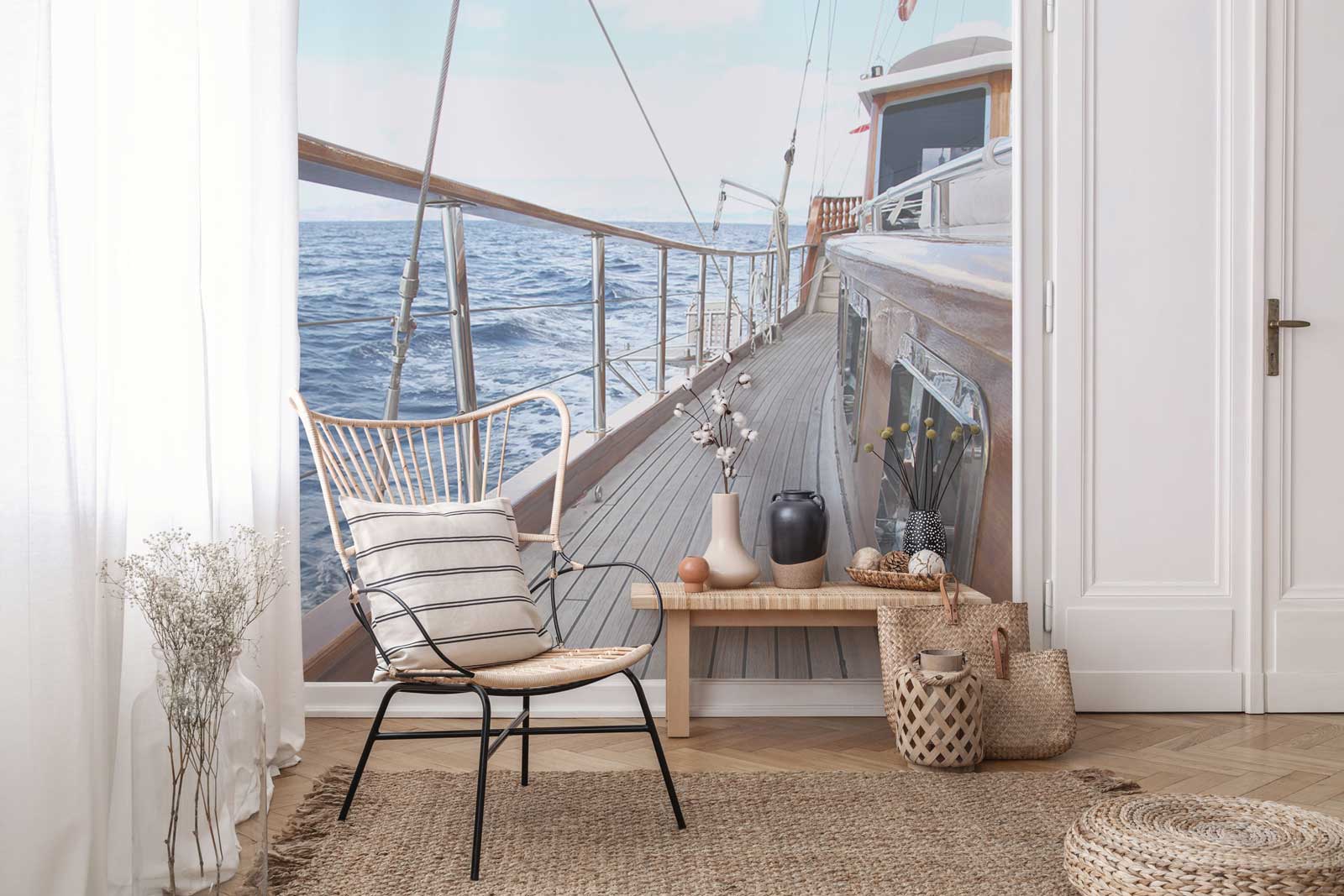 Ship Deck Wall Mural-Wall Mural-Eazywallz