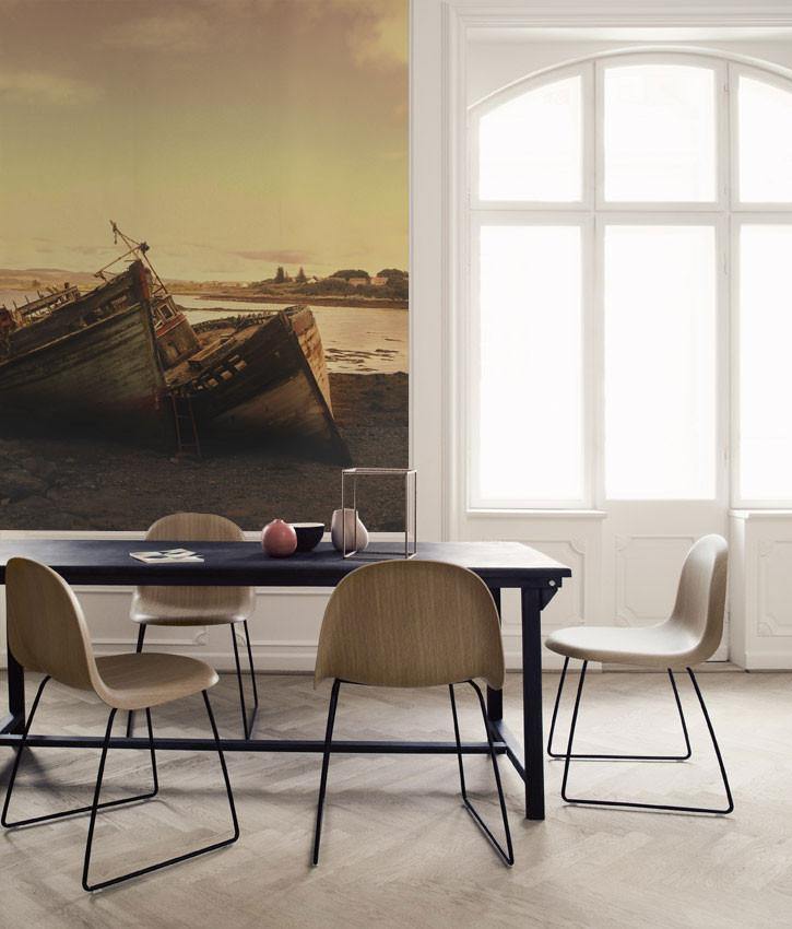 Shipwreck Wall Mural-Wall Mural-Eazywallz